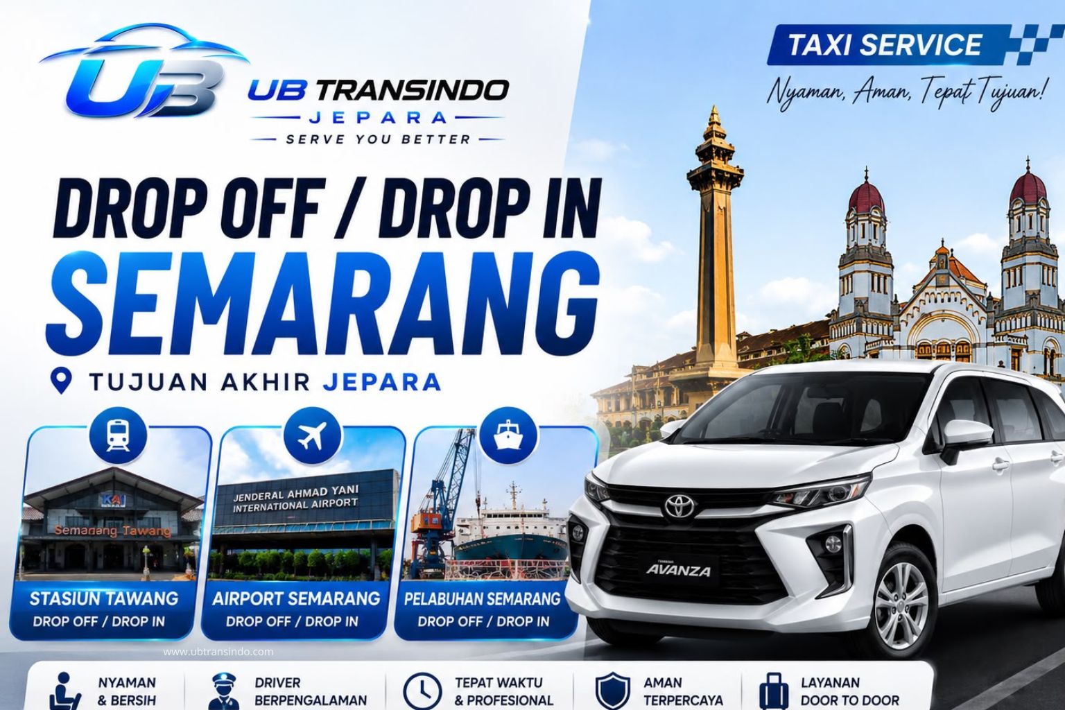 Layanan Drop In-Out Bandara Ahmad Yani Semarang