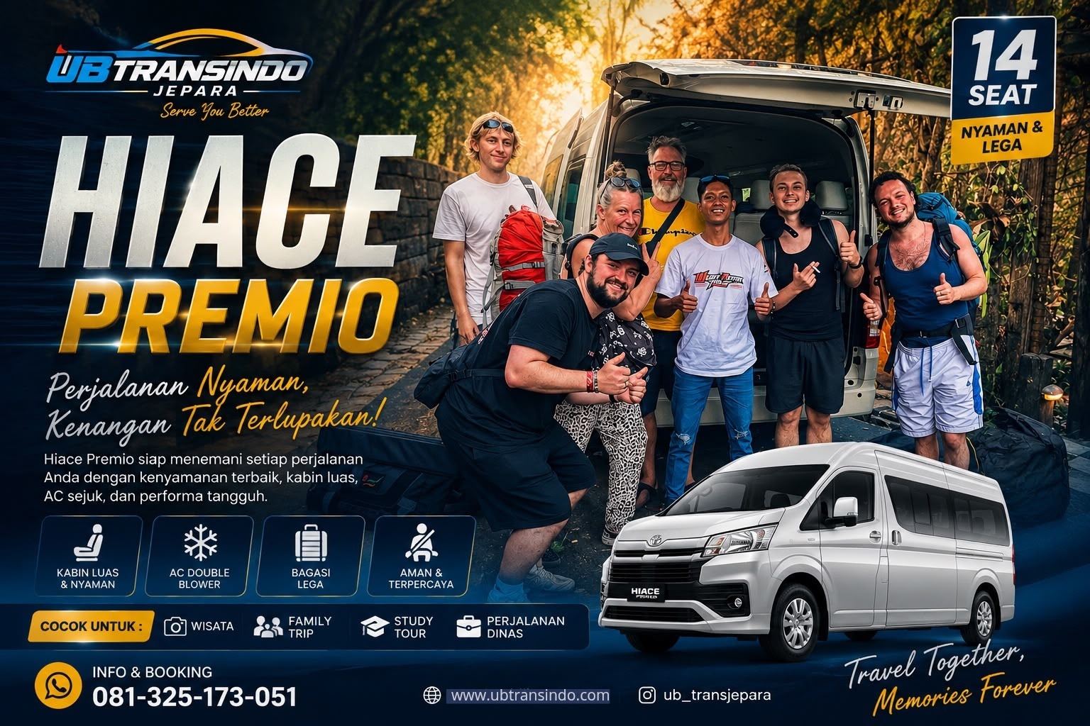 Layanan Sewa Hiace UBtransindojepara