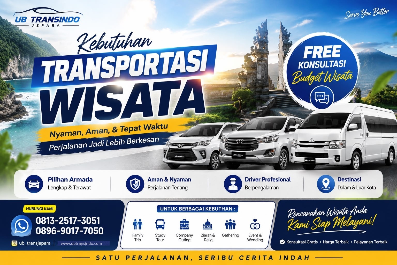 Layanan Sewa Mobil & Travel Pariwisata Di Jepara