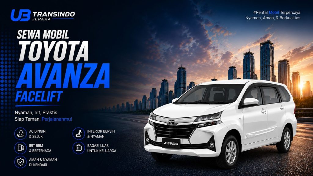 Rental Mobil Toyota Avanza Facelift