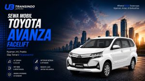 Rental Mobil Toyota Avanza Facelift