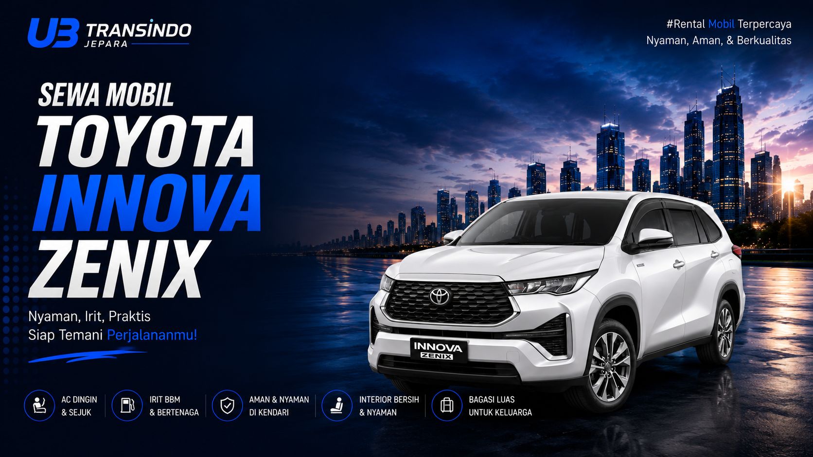 Rental Mobil Toyota All New Innova Zenix
