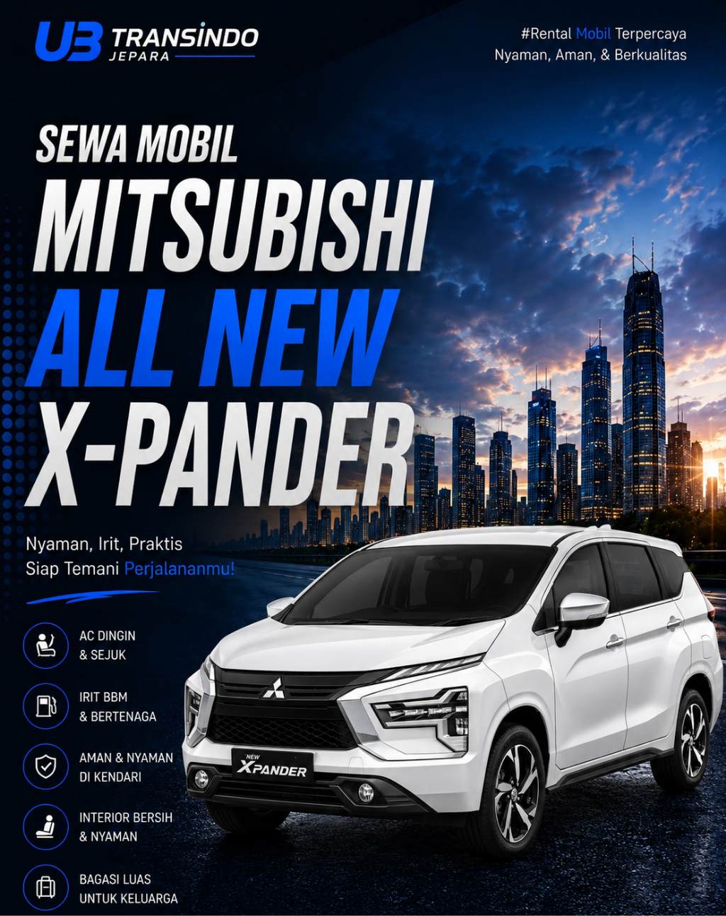 Sewa Mobil Mitsubishi All New Xpander