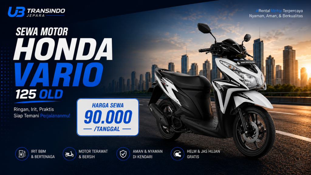 Sewa Motor Di Kota Jepara | UB Transindo Jepara