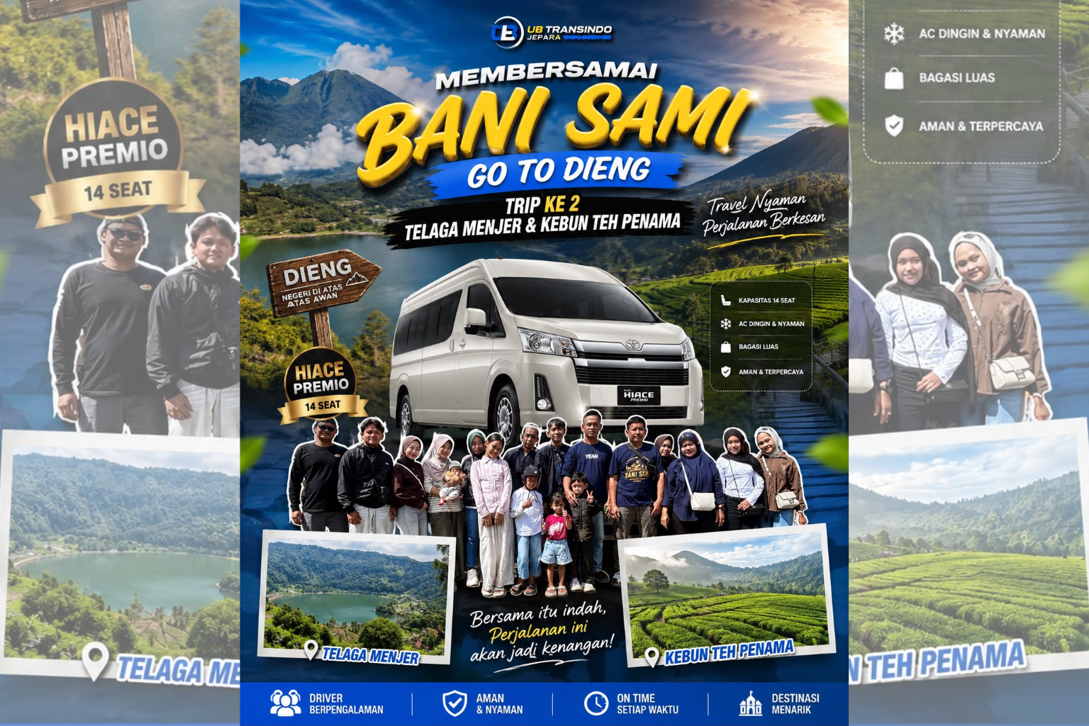 Layanan Sewa Travel Hiace Jepara | Rombongan Wisata Bani Sami