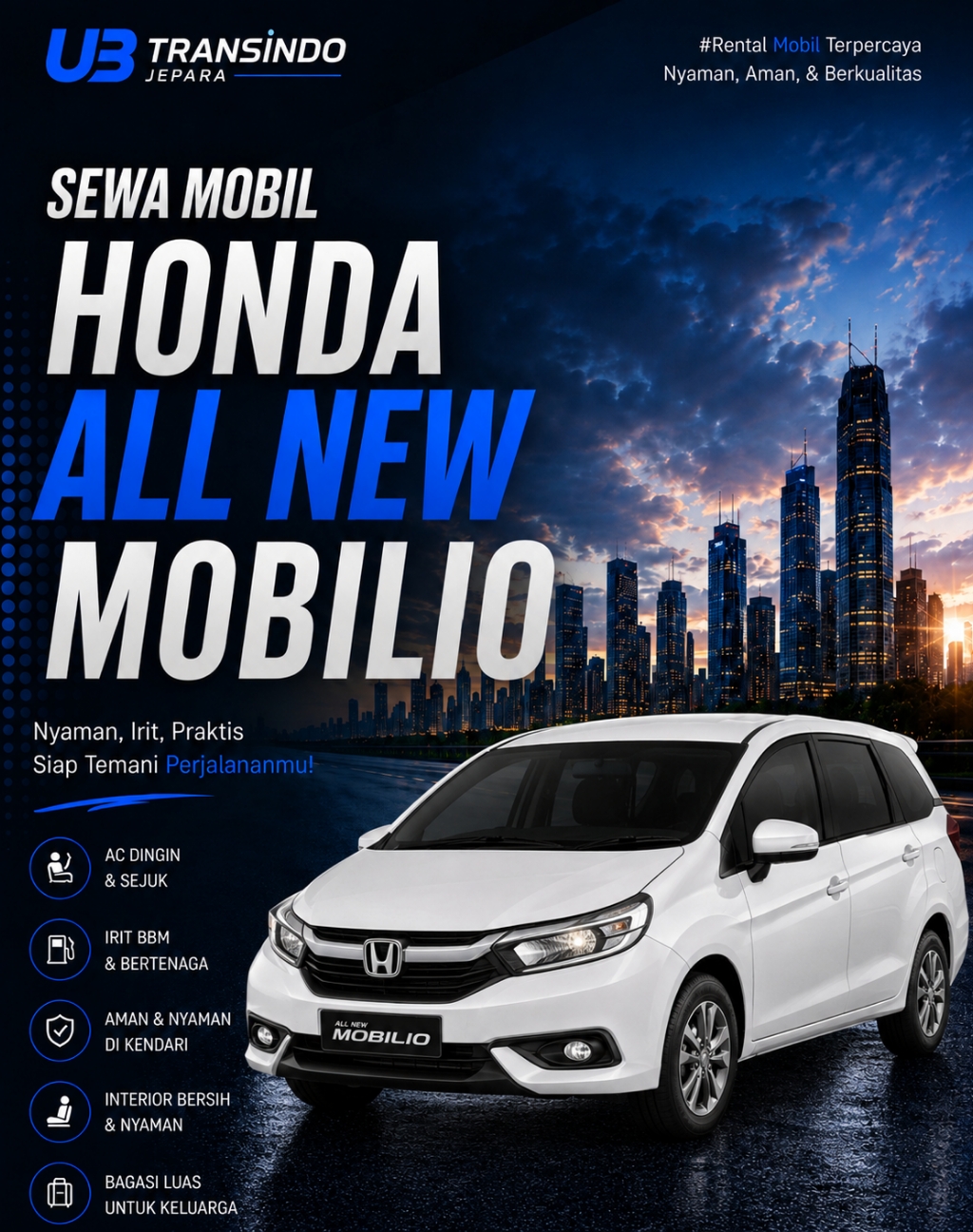 Sewa Mobil Di Jepara | Honda Mobilio